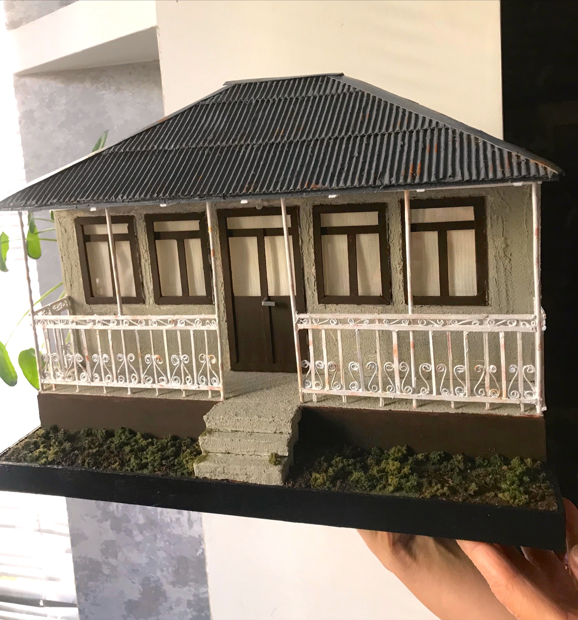 A miniature version of a real house