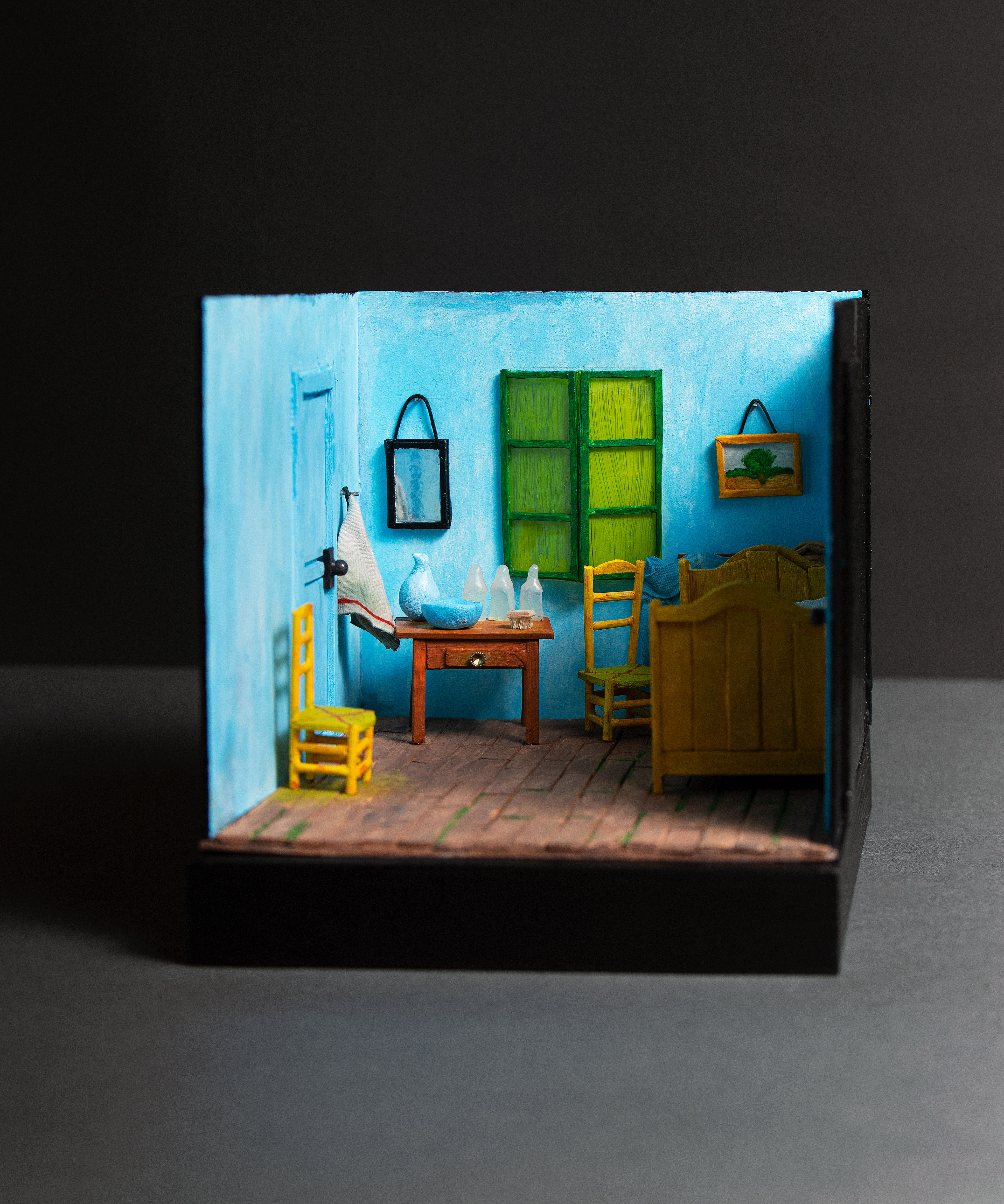 A miniature of Van Gogh's room