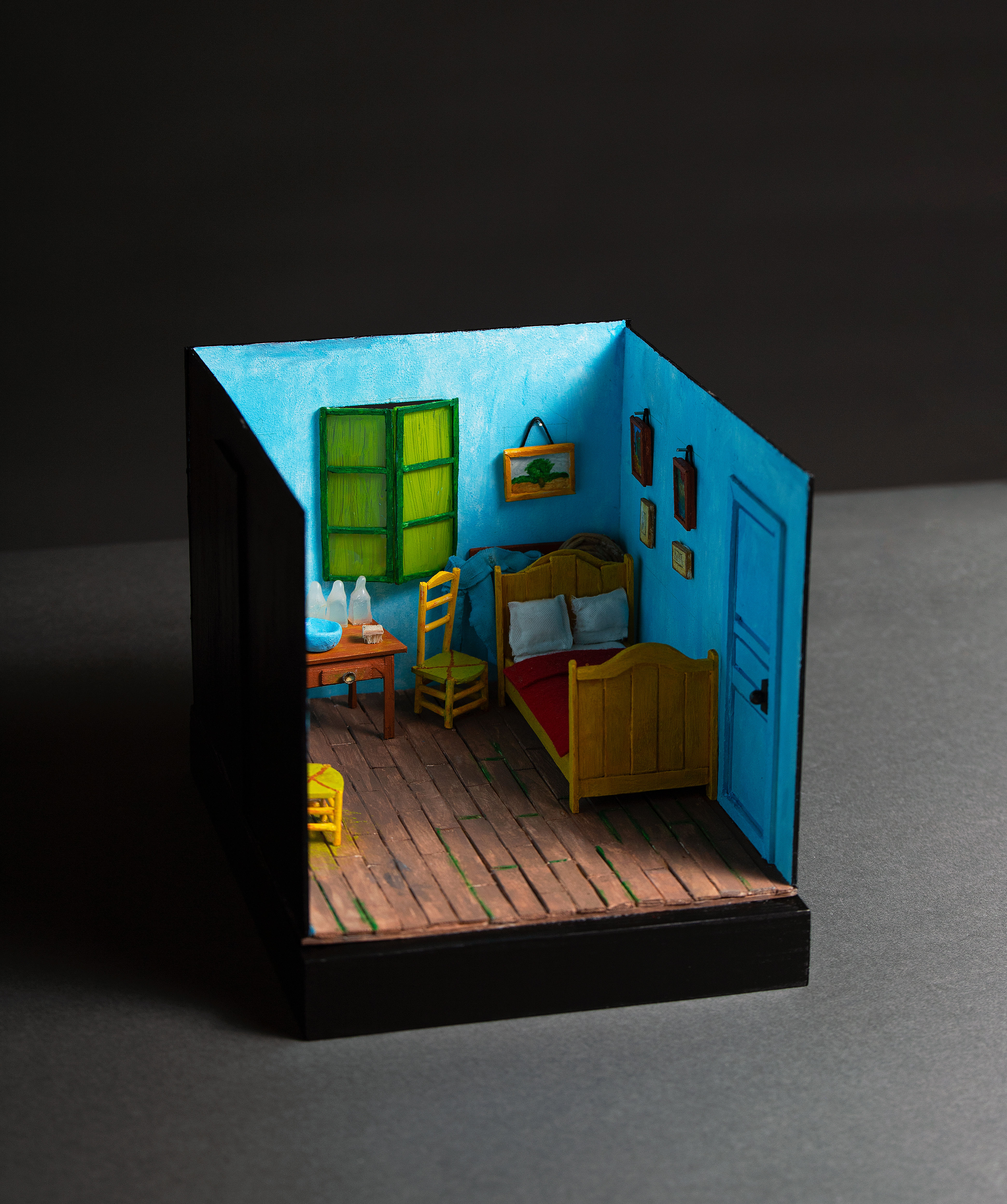 A miniature of Van Gogh's room
