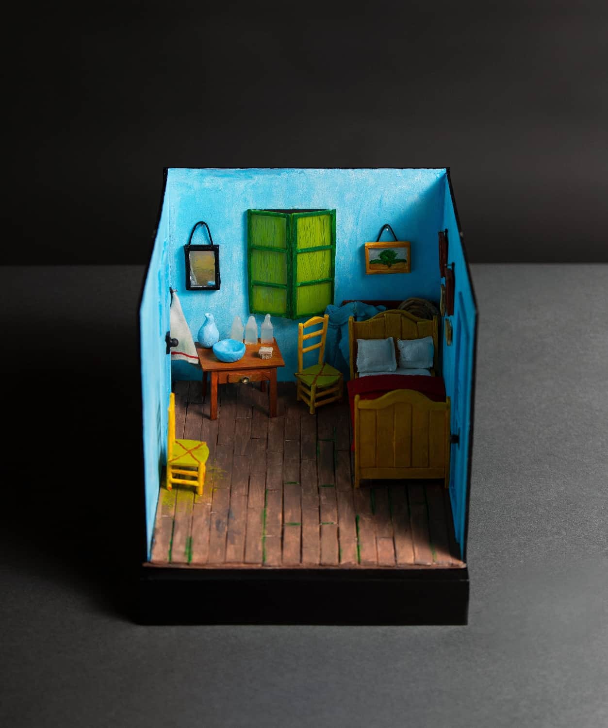 A miniature of Van Gogh's room